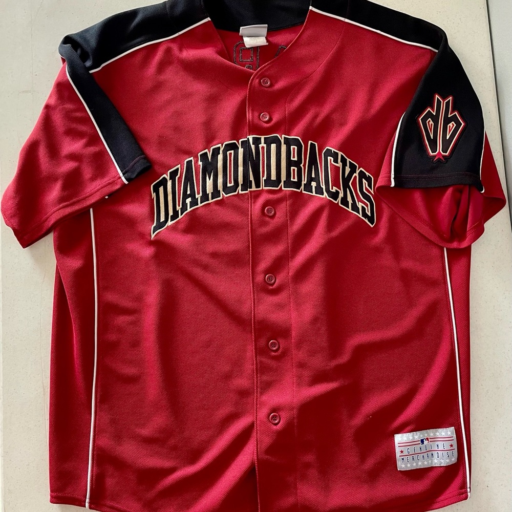MLB Arizona Diamondbacks Dan Haren #15 Genuine Jersey Size XL